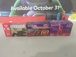 Blank Cassette Tape Maxwell Ur 90, Sony Hg 120 Mins And Tdk D60. Fixed Price $8.99.