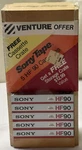 Vintage 1986 Rare Sealed Sony Tape Napa Valley Box Case W/5 HF-90 Cassettes Nos. Fixed Price $95.00.