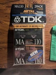 (2 Pack) Tdk MA110 Metal Bias Type Iv Blank Cassette Tape - Factory Sealed. Fixed Price $40.00.