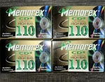 Lot Of 4 Memorex CD2 High Bias Output 110 Audio Type Ii Cassette Tapes. Fixed Price $19.78.