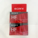 New 2 Pack Sony Minute Blank Audio Cassette Tapes High Fidelity C-90HFR. Fixed Price $8.99.