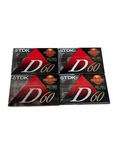 4 Tdk Low Noise High Output IEC1/TYPE D-60 Minute Audio Cassette Tapes New. Fixed Price $7.99.