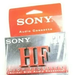 Sony High Fidelity Normal Bias 120 Minute Audio Cassette Pack. Fixed Price $9.00.
