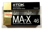 Tdk Ma-x 46 Audio Cassette Blank Tape Sealed Made In Japan Type Iv. Fixed Price $54.99.