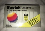 40 Scotch Xsii 90 1988 Olympic Blank New Audio Cassette Tapes Sealed. Fixed Price $400.00.