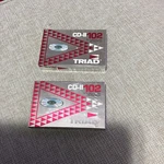 Triad CD-11 102 Chrome Audio Cassette Tape Sealed Unopened Japan. Fixed Price $88.00.