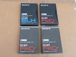 Lot Of 4 Sony LC-60 Elcaset Cassette Tapes 3 Fecr Type Ii + 1 Slh. Fixed Price $250.00.