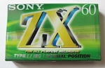 Sony C-60ZXA: Blank Cassette Tape, Type I, Iec Normal Position. Fixed Price $7.99.