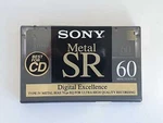 Cassette Tape Sony SR60 Metal High Bias (brand New Factory Sealed). Fixed Price $29.50.