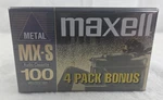 Maxell Mx 100 Type Iv Metal Audio Cassette Tapes 4 Pack Sealed New. Fixed Price $199.99.