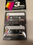 New 2 Pack Gemini Multi-purpose 90 Min. Audio Cassettes Low Noise / High Energy. Fixed Price $8.98.