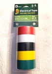 Duck Electrical Tape Color Code Match 3/4" X 12 Ft 7 Mil Assorted 5/PACK. Fixed Price $11.97.
