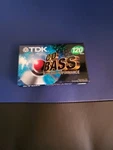Tdk Cassettes, 3 Pack, Cd Bass, 120 Minutes Per Cassette, New B2. Fixed Price $12.00.