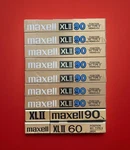 Maxell Xlii - 90 Minute High Bias Metal CRO2 Nos Sealed Cassette Tapes. Fixed Price $188.00.