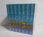 Maxell Gx-silver 7 Pack T-120 Blank Vhs Tapes (brand New/sealed) High Quality. Fixed Price $19.99.