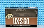 Sony Ux 60 1989 Japan Type Ii Blank Cassette Tape (1) (sealed). Fixed Price $30.59.