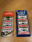 Sony MC-90 Microcassette + 60 Minute Blank Audio Tapes Total New. Fixed Price $23.95.