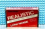 Realistic Low Noise 1978 Usa Type Blank Cassette Tape (1)44-602B(NEW). Fixed Price $22.49.