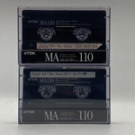 (2) Used Tdk MA-110 Type Iv Metal Bias Cassette Tape Sold Blanks. Fixed Price $18.99.