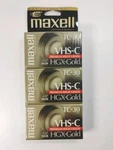 Maxell Camcorder Hgx-gold Videocassette Pack Vhs-c Tapes TC-30 Sealed- New. Fixed Price $17.97.