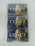 3 Pack Sony Cd-it Type Ii High Bias 90 Min Cassette Tapes Brand New Sealed. Fixed Price $14.95.