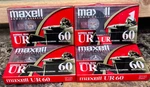 Maxell UR60 Normal Bias Blank Cassette Tape Minutes (pack Of 4) New. Fixed Price $11.99.