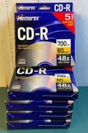 Lot Of 5 Memorex Packs Cd-r 48 700 Mb 80 Min Sealed New Slim Jewel Case. Fixed Price $19.95.