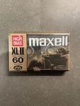 Maxell High Bias Xlii 60 Minute Audio Cassette Tape Sealed Black Magnetite Nip. Fixed Price $6.99.