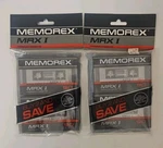 Memorex Maxi New Sealed 2-PACK Cassette Recordable 90MIN 4 Tapes Total Sa. Fixed Price $12.99.