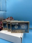 Maxell Xlii 90 Blank Audio Cassette Tapes Pure Epitaxial - High Bias 3 Pcs. Fixed Price $29.95.