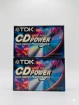 Lot Of 2 Tdk Cd Power 90-MINUTE High Bias Blank Audio Cassette Tapes. Fixed Price $9.99.