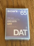 New Sony PDP-65C Dat Plus Tape For Professional Use. Fixed Price $10.00.