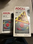 T120 Focal Quality Video Cassette 4 Pack +1 Blank Vhs (5). Fixed Price $20.00.