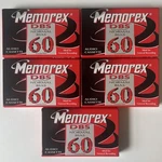 Blank Audio Cassettes Memorex Dbs 60 Type 1 Normal Bias Of 5 New Sealed. Fixed Price $17.49.
