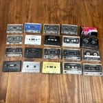 Vintage Cassette Tape Lot Singles Soundtracks Country Pop Blank Fuji Sony Tdk. Fixed Price $29.99.