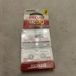 Maxell MC-90 Microcassette Tapes 2-PACK Min Dictation Normal Bias Type. Fixed Price $6.99.