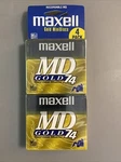 Maxell Md Gold 74 Mins Recordable Minidisc (4 Units) Brand New. Fixed Price $19.99.
