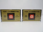 2 Tdk C-90SD Audio Cassette's High Bias Min. Fixed Price $29.07.