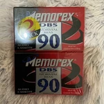 Memorex Dbs 90 Audio Cassette Tapes New Of 2. Fixed Price $16.00.