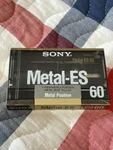 Sony Metal-es 60 Cassette Tape Position Rare Valuable Good Japan Unopened!. Fixed Price $117.56.