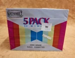 Vintage 1994 5 Pack Masterbilt Blank Cassette Tape - 90 Minutes High Grade. Fixed Price $14.99.