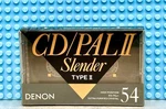 Denon Cd Pal Ii 54 Type Blank Cassette Tape (1) (sealed). Fixed Price $17.99.
