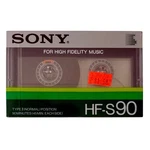 Sony HF-S90 High Fidelity Music Blank Cassette Tape Type Normal Min Sealed. Fixed Price $27.95.