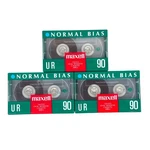 Maxell Ur 90 Minute Iec Type 1 Normal Recording Audio Cassette Tape 3-PACK. Fixed Price $9.99.