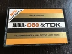 Tdk AUDUA-C60 Vintage Blank Cassette Tape Used Made Japan. Fixed Price $19.99.