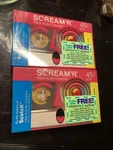 Vintage Scotch Scream'r Blank Audio Cassette 45 Min Pink Lot 2 3M New Sealed. Fixed Price $9.59.