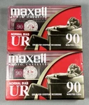 Maxell Blank Ur 90 Minutes Audio Recording Cassette Normal Bias 2 Pack Sealed. Fixed Price $9.00.
