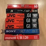 Mixed Lot 7 New Blank Cassette Tapes 60/90/120 Sony Jvc Maxwell Tdk. Fixed Price $25.00.