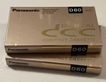 Panasonic "two" Dcc D60 Digital Compact Cassette Factory Sealed Nos. Fixed Price $29.99.
