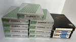 Nine Ampex 8T42 Minutes Cartridges Factory Sealed Blank + 3 8TRACKS. Fixed Price $65.50.